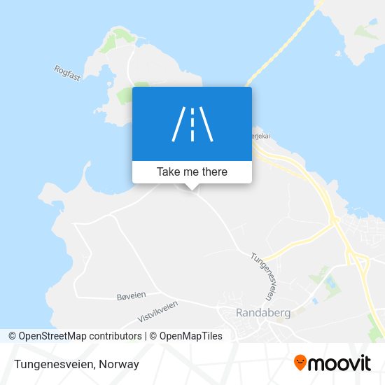 Tungenesveien map