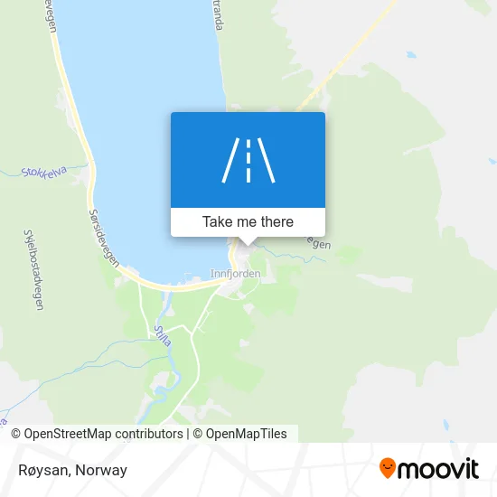 Røysan map