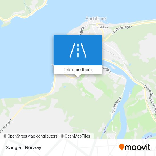 Svingen map