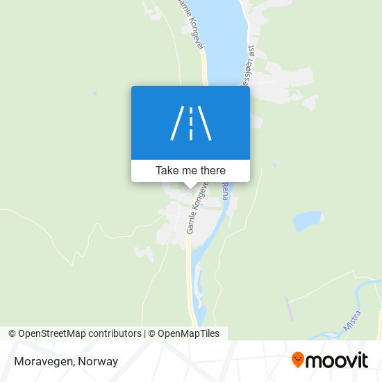 Moravegen map