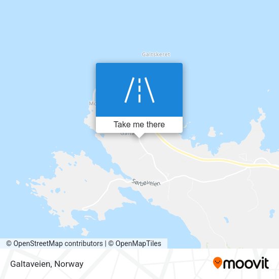 Galtaveien map