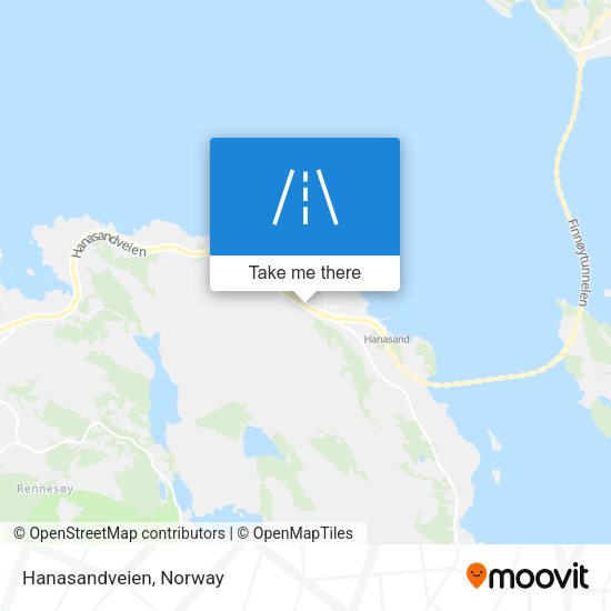 Hanasandveien map