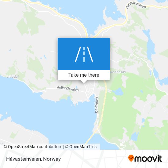 Håvasteinveien map