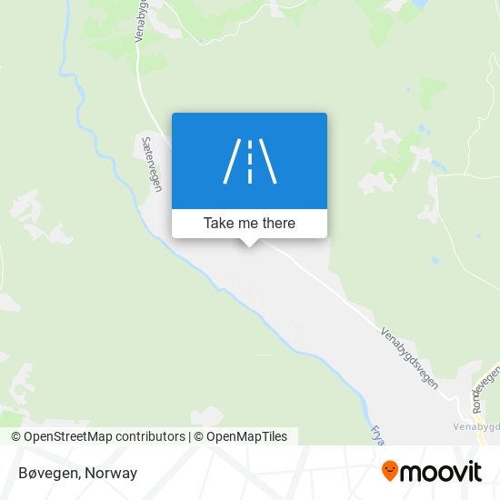 Bøvegen map