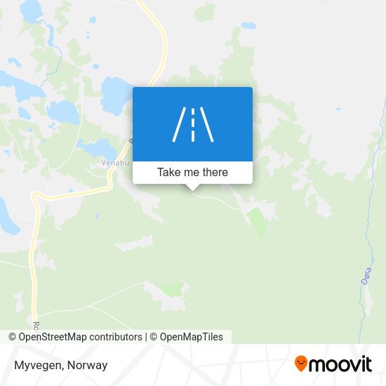 Myvegen map