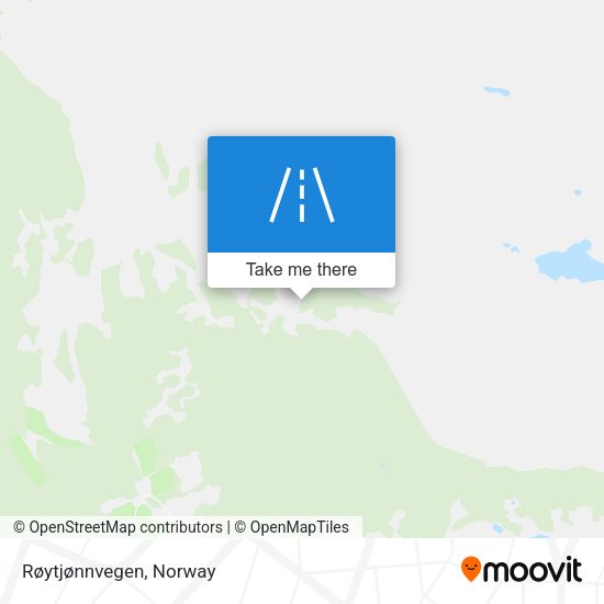 Røytjønnvegen map