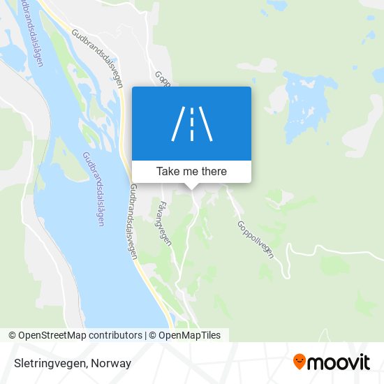 Sletringvegen map