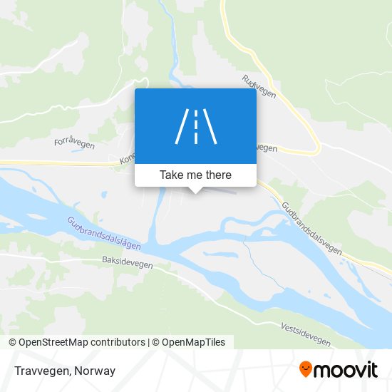 Travvegen map