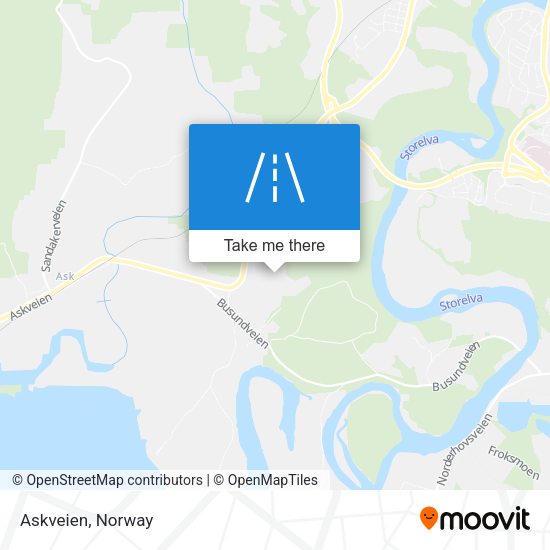 Askveien map