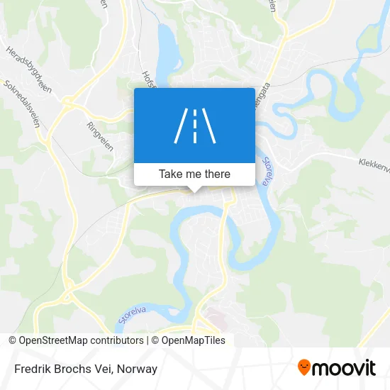Fredrik Brochs Vei map