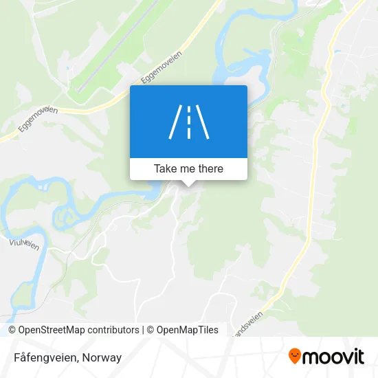 Fåfengveien map