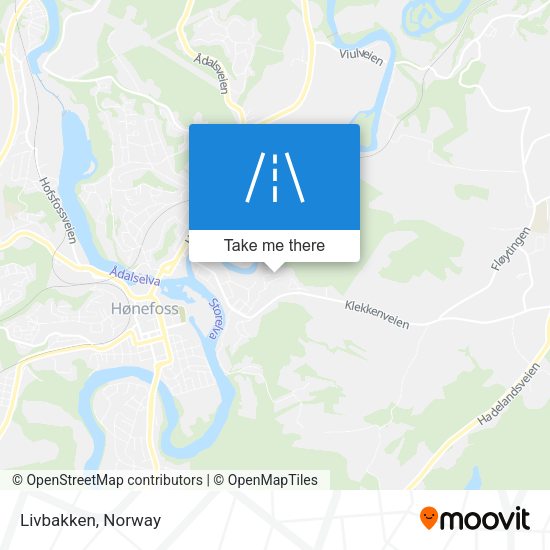 Livbakken map