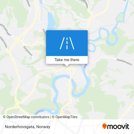Norderhovsgata map