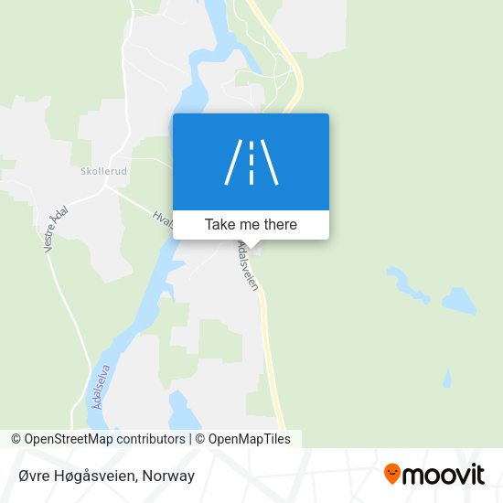 Øvre Høgåsveien map