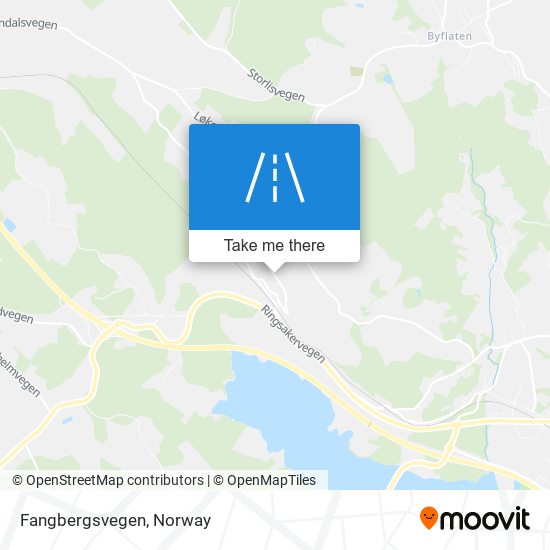 Fangbergsvegen map