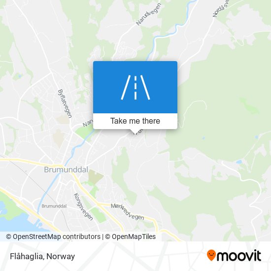 Flåhaglia map