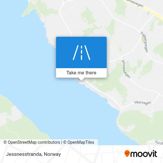 Jessnesstranda map