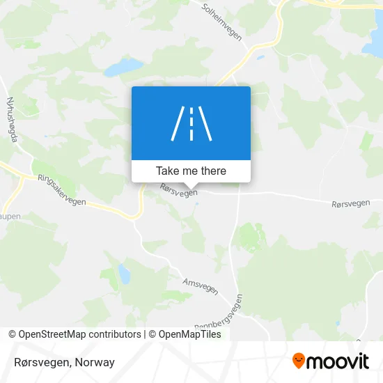 Rørsvegen map