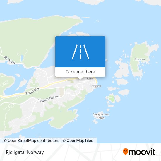 Fjellgata map