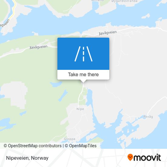 Nipeveien map