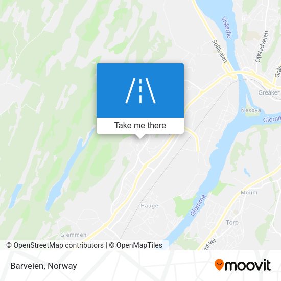 Barveien map