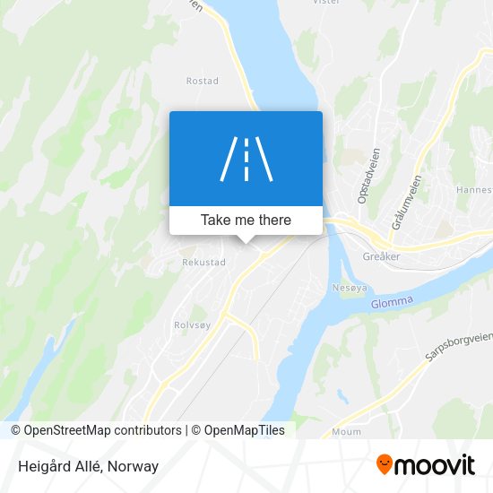 Heigård Allé map