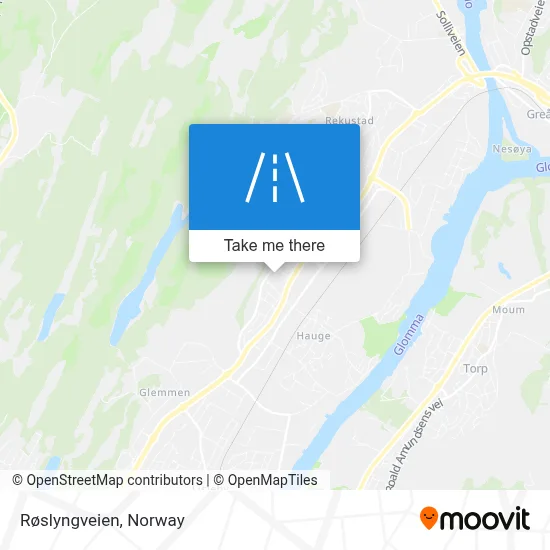 Røslyngveien map