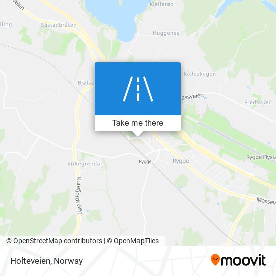 Holteveien map