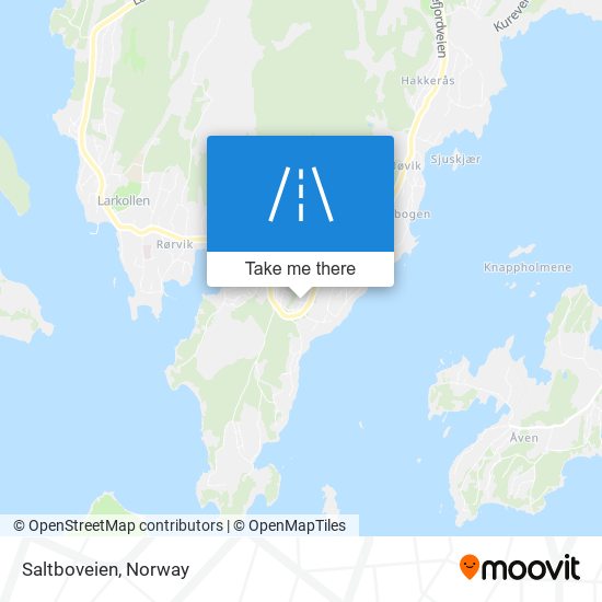 Saltboveien map