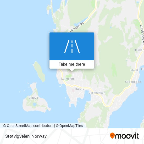 Støtvigveien map