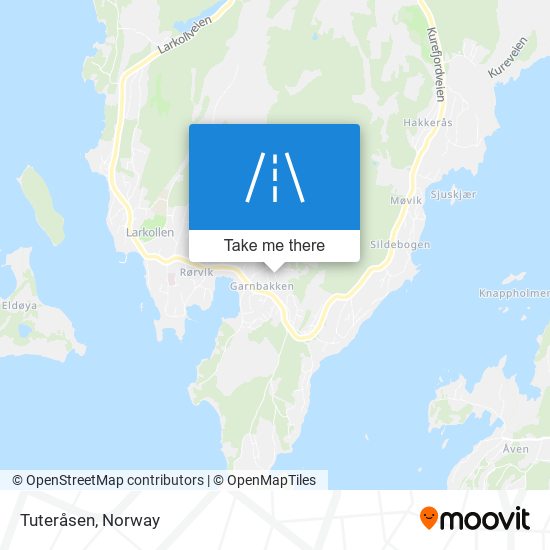 Tuteråsen map