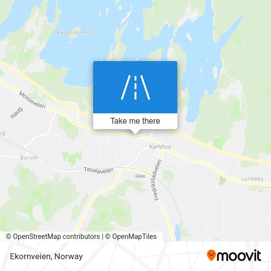 Ekornveien map