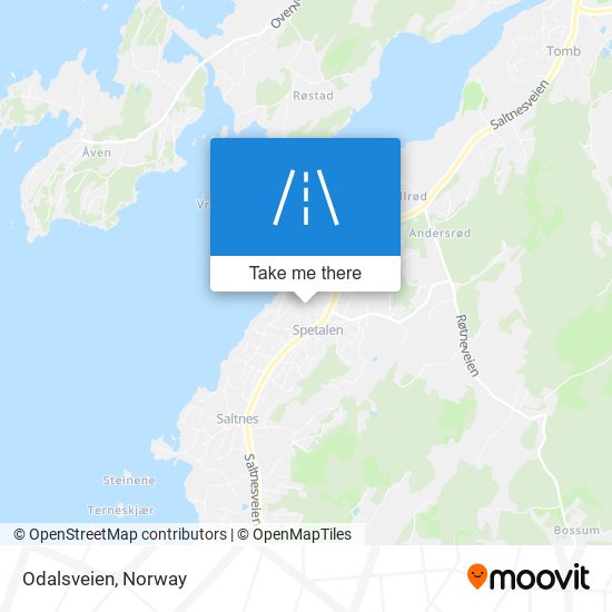 Odalsveien map