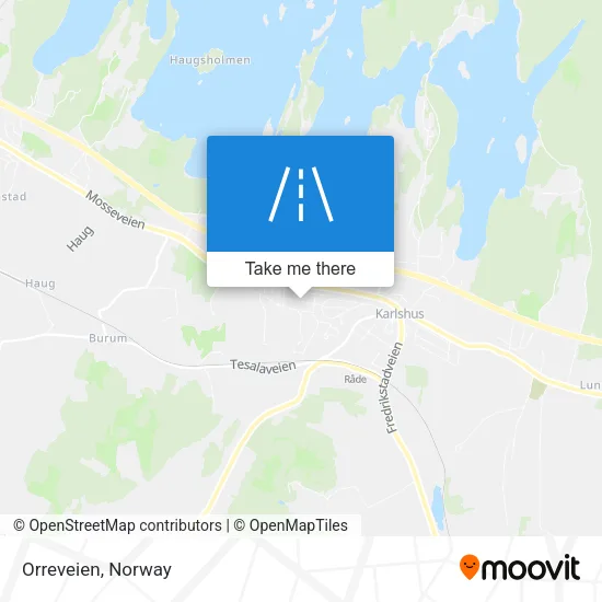 Orreveien map