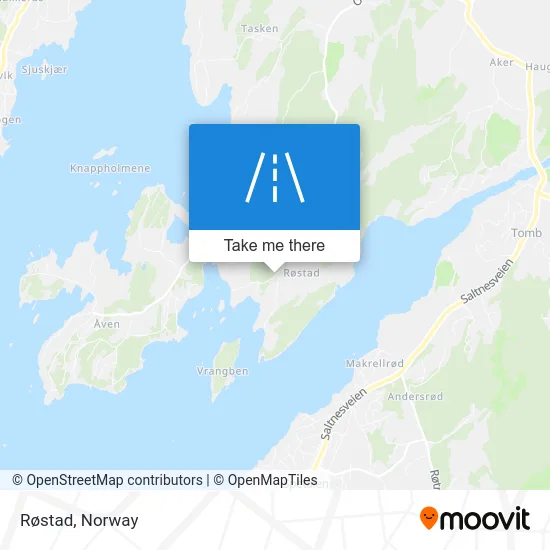 Røstad map