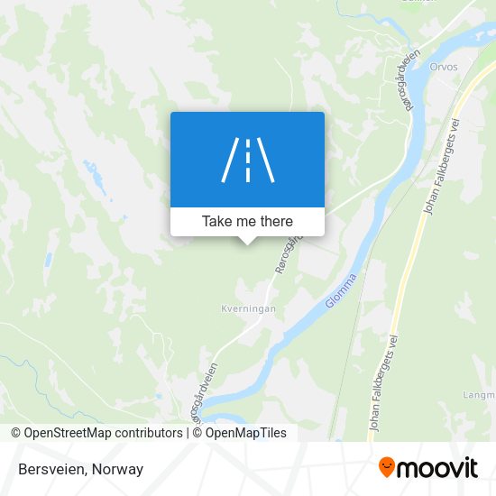 Bersveien map