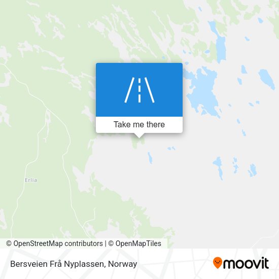 Bersveien Frå Nyplassen map