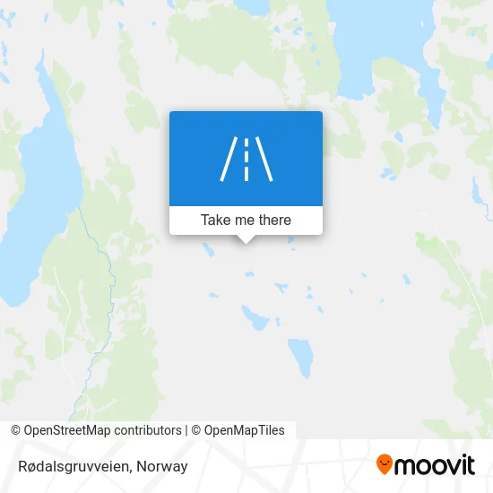 Rødalsgruvveien map