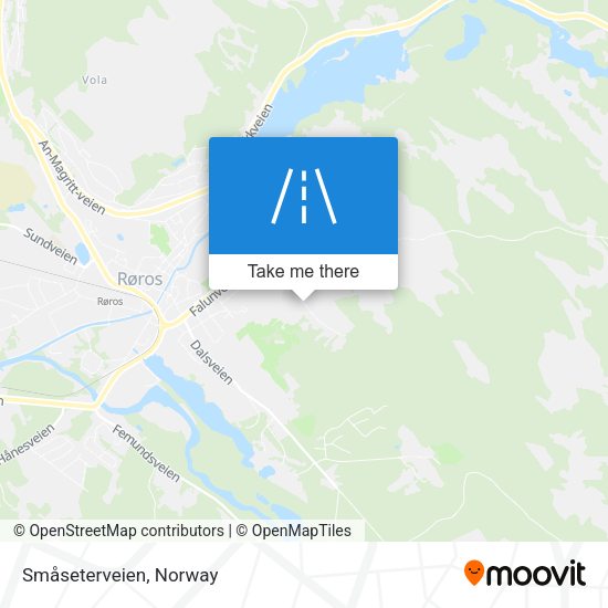 Småseterveien map