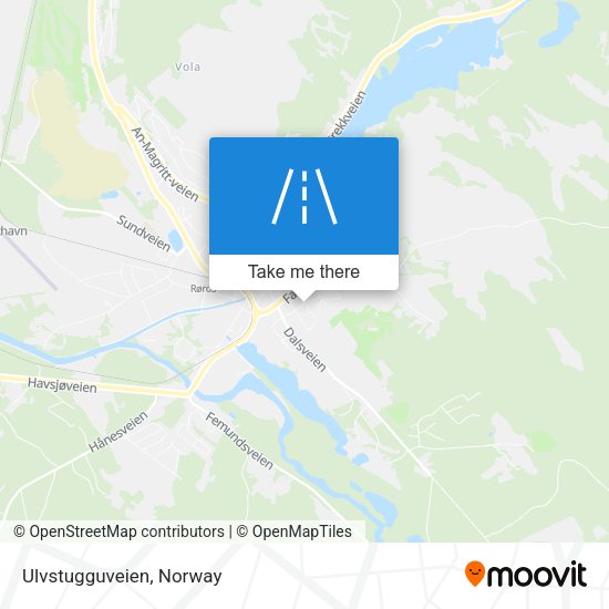 Ulvstugguveien map