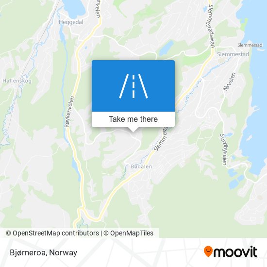 Bjørneroa map