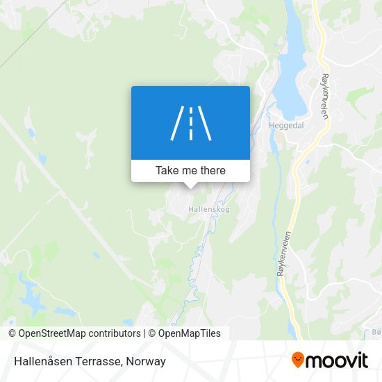 Hallenåsen Terrasse map