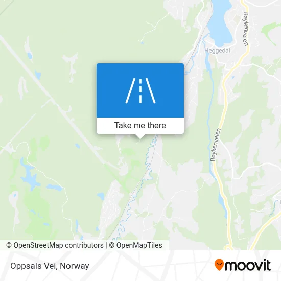 Oppsals Vei map