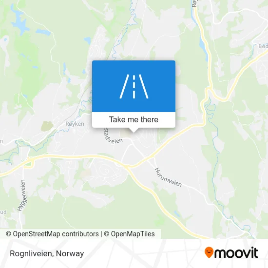 Rognliveien map