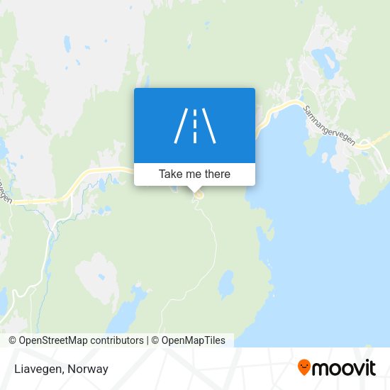 Liavegen map