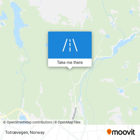 Totrævegen map