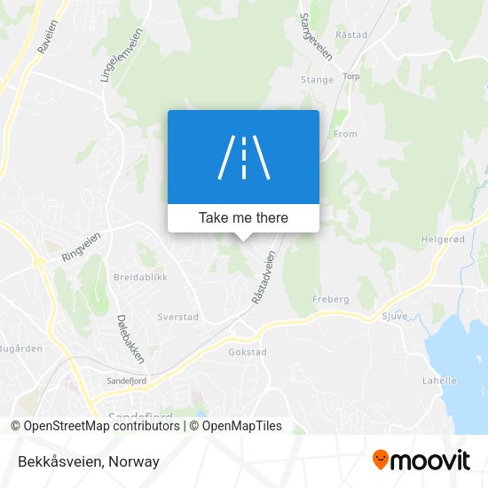 Bekkåsveien map