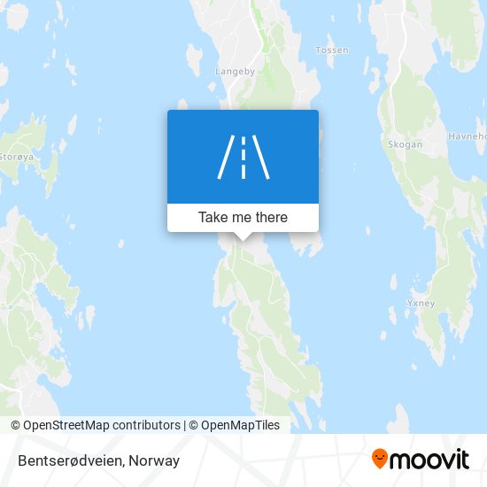 Bentserødveien map