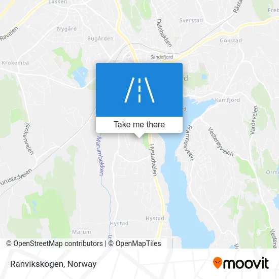 Ranvikskogen map