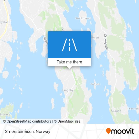 Smørsteinåsen map
